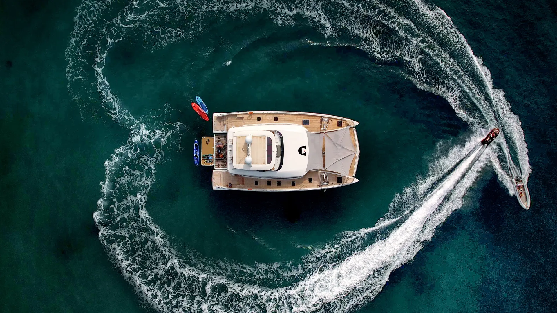 Crazy Horse luxury crewed charter catamaran